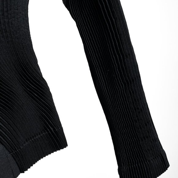 Issey Miyake Runway Black 3D Steam Stretch Pleats Jacket - Picture 6 of 14